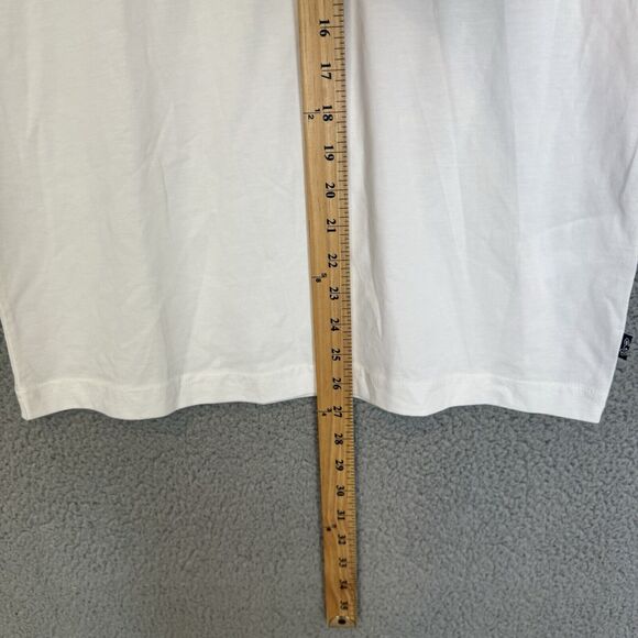 Psycho Bunny T-Shirt Black Mens 3 XS White Print Logo Short Sleeve - Picture 5 of 6